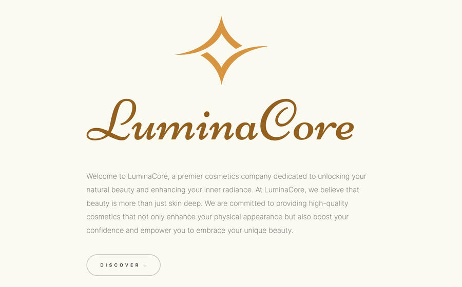 LuminaCore website
